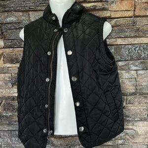 Kids Class Club Charcoal Quilted Vest